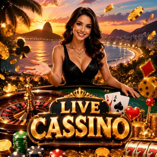 Mesa de cassino ao vivo com crupiê profissional em estúdio transmitindo em alta definição